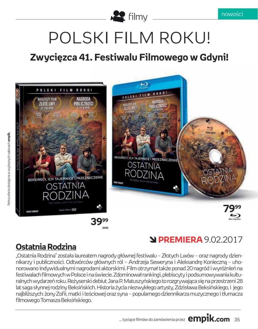 Gazetka promocyjna empik do 14/02/2017 str.35