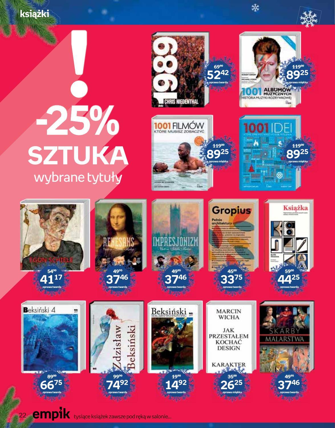 Gazetka promocyjna empik do 24/12/2017 str.22