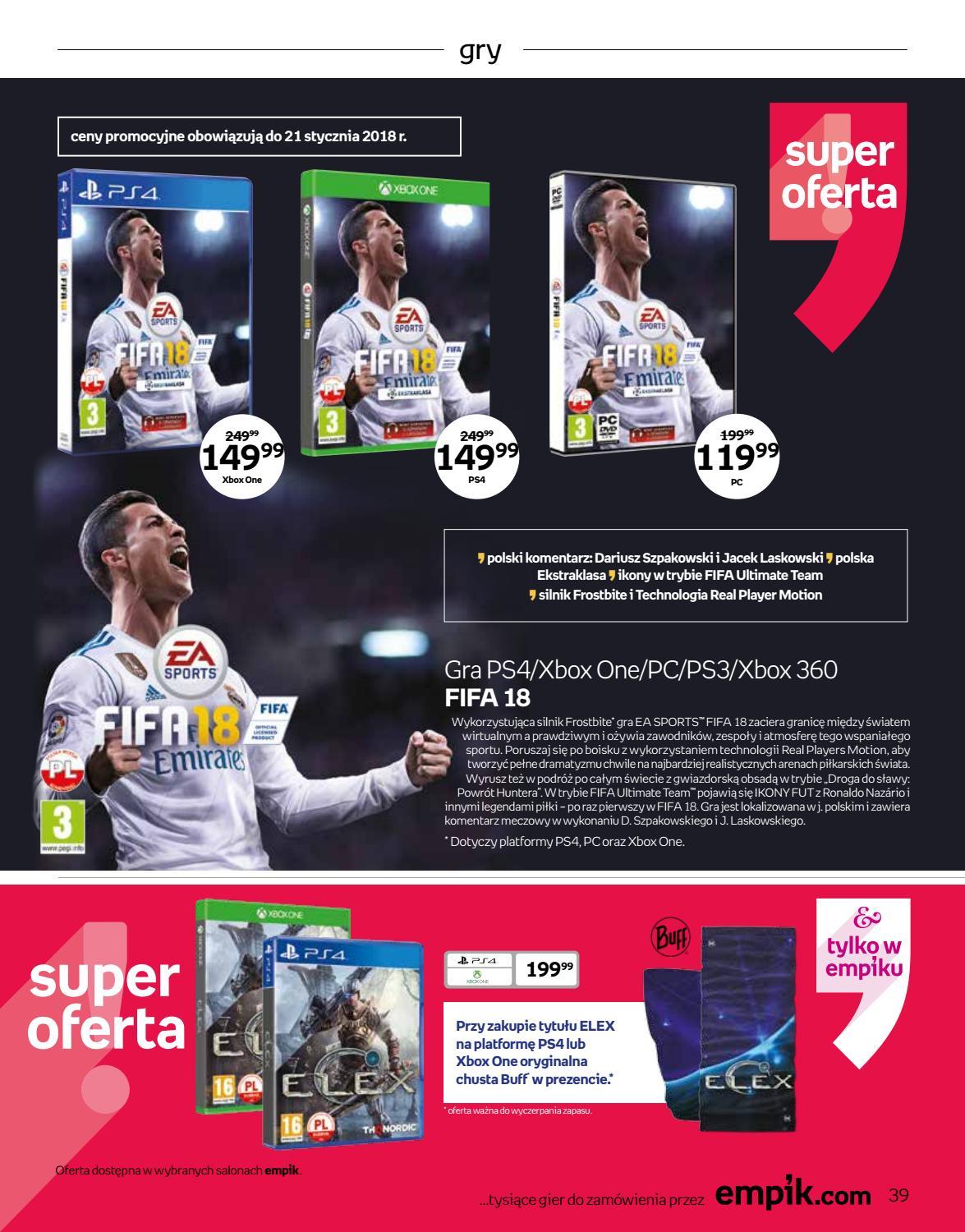 Gazetka promocyjna empik do 30/01/2018 str.39