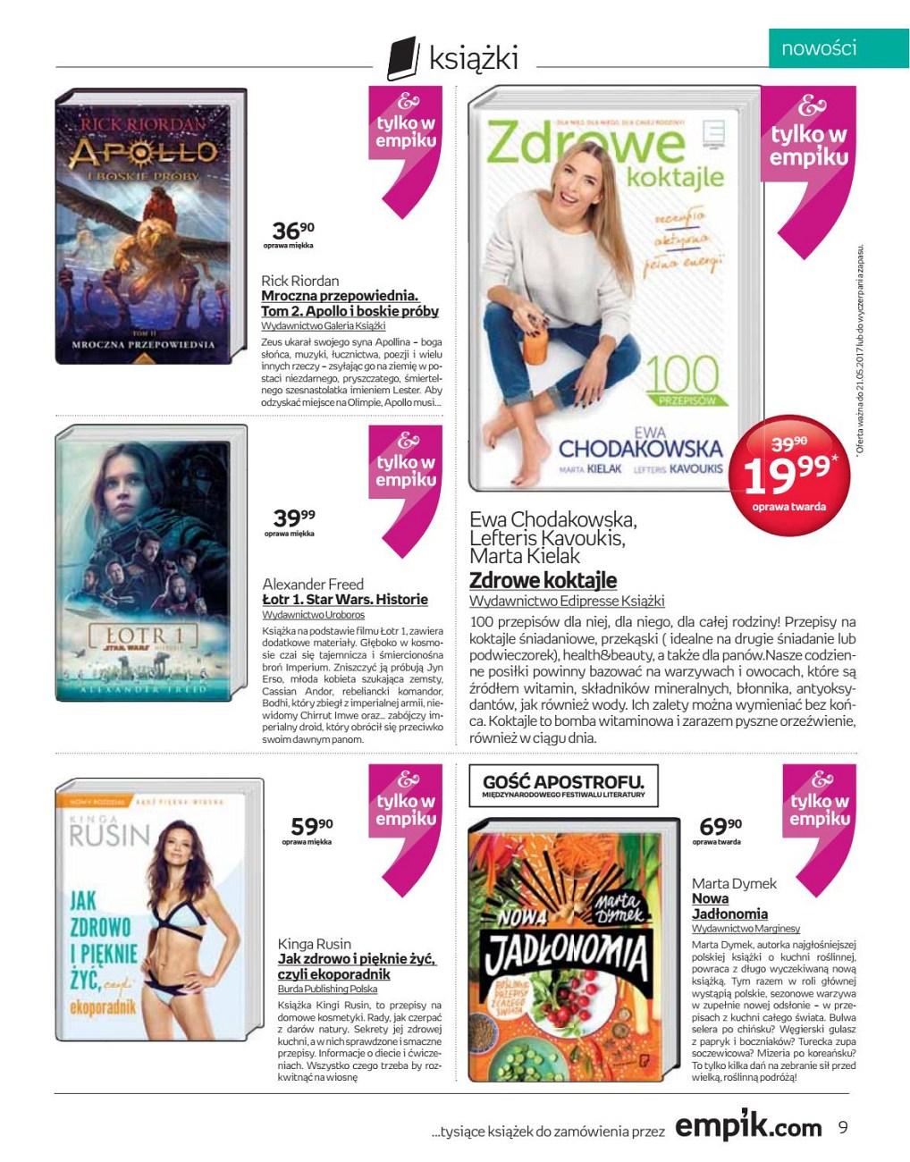 Gazetka promocyjna empik do 23/05/2017 str.9