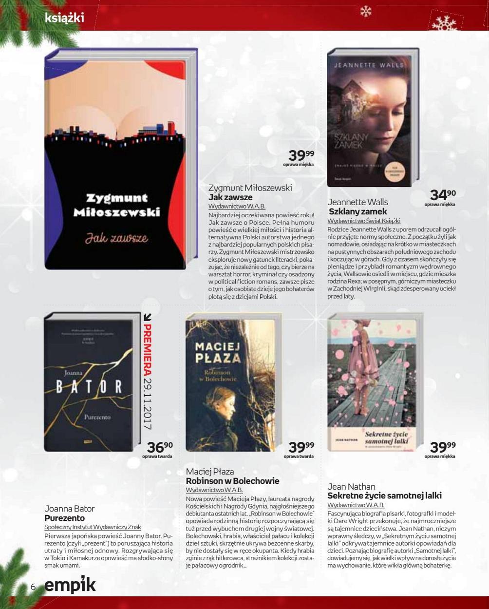 Gazetka promocyjna empik do 24/12/2017 str.6