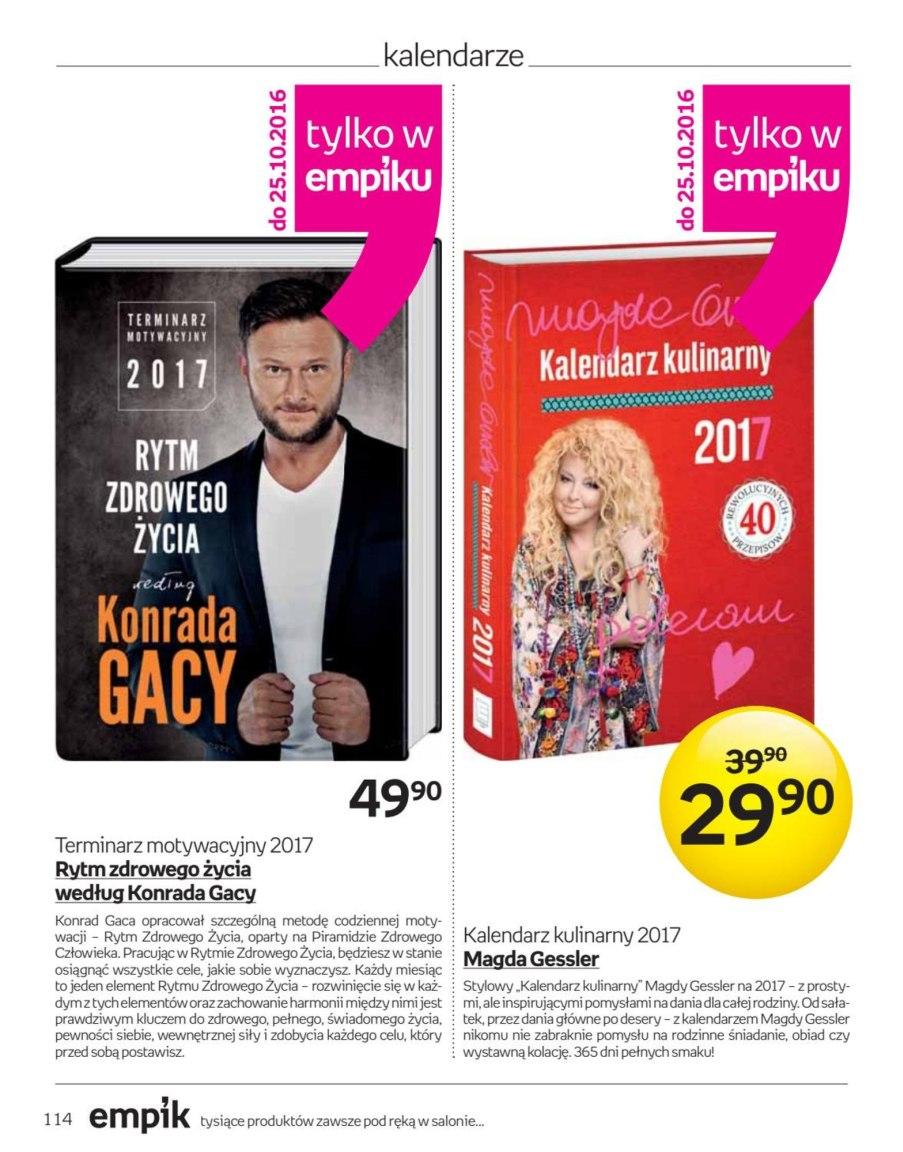 Gazetka promocyjna empik do 25/10/2016 str.114