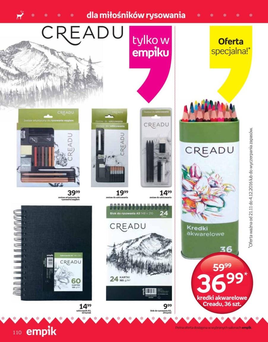 Gazetka promocyjna empik do 24/12/2016 str.110