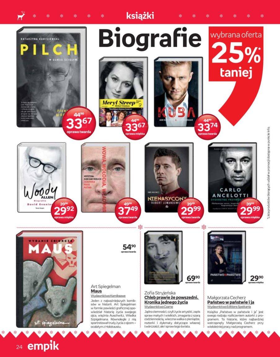 Gazetka promocyjna empik do 24/12/2016 str.24