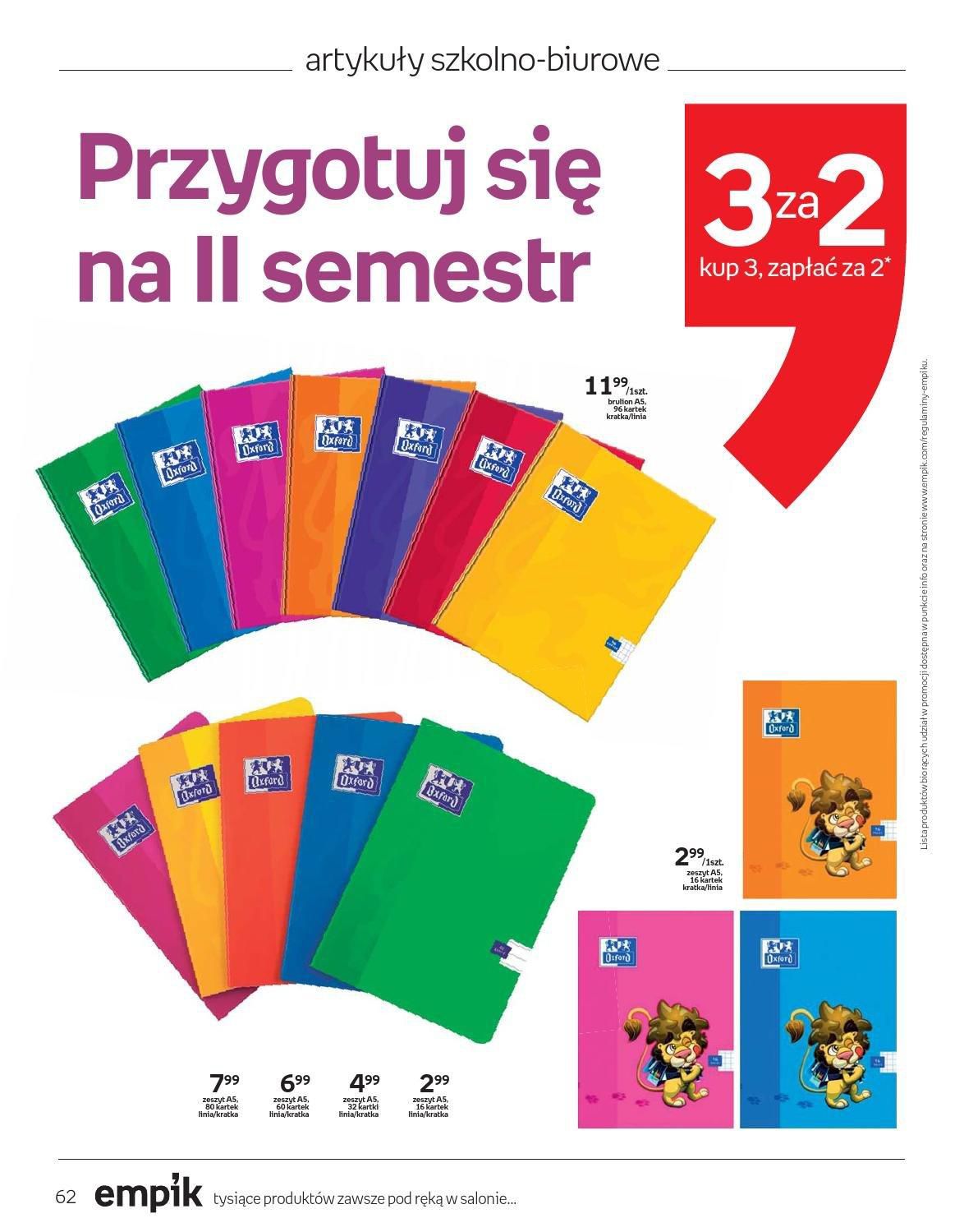 Gazetka promocyjna empik do 02/02/2016 str.62