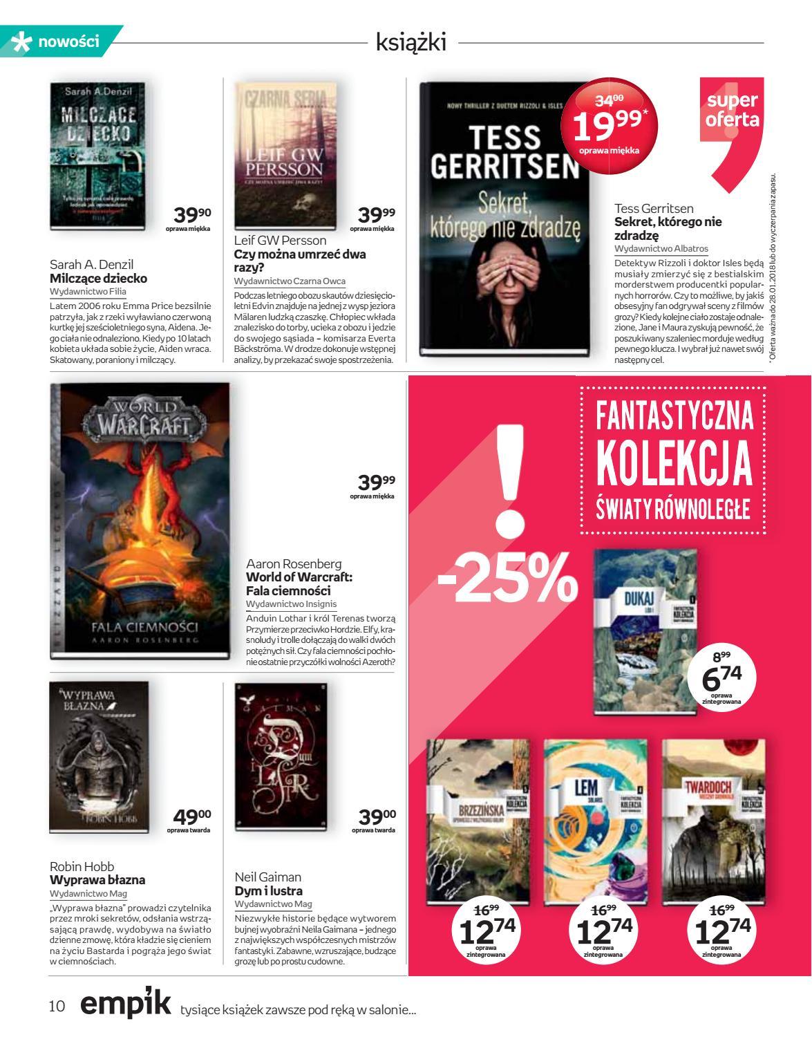 Gazetka promocyjna empik do 30/01/2018 str.10