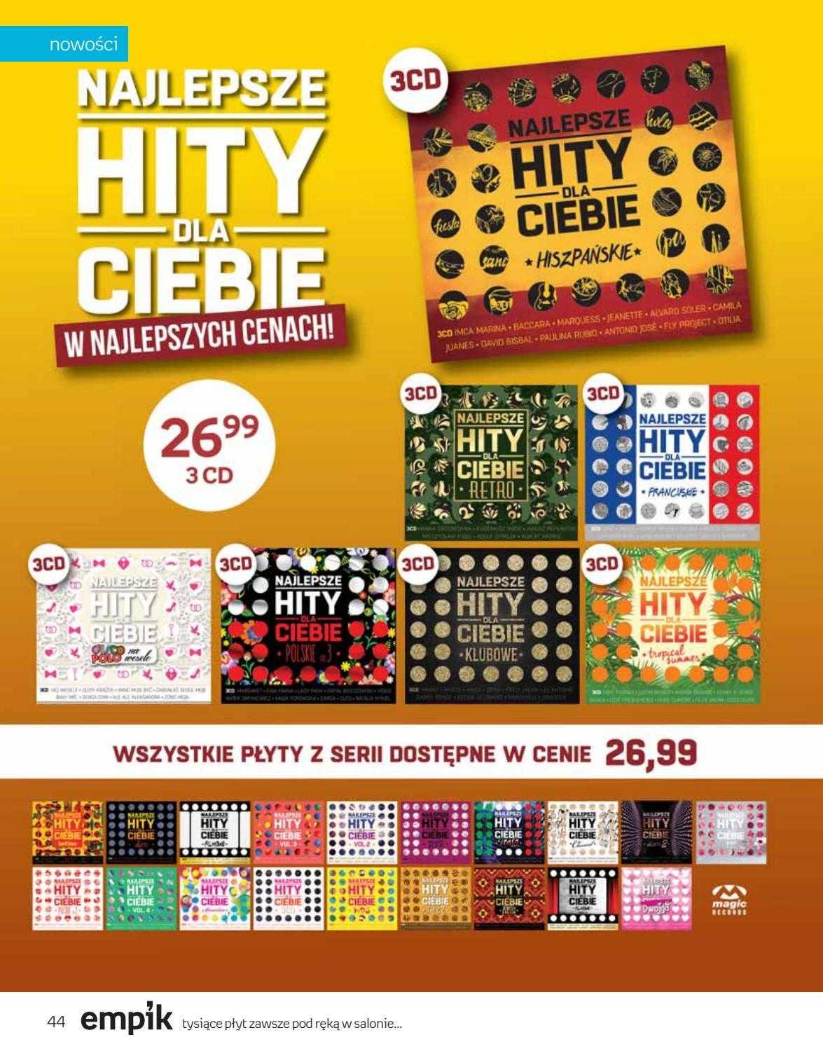 Gazetka promocyjna empik do 30/08/2016 str.44