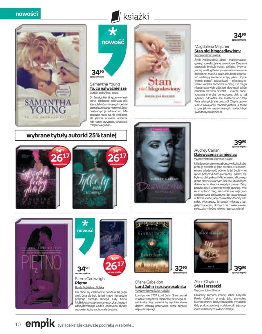 Gazetka promocyjna empik do 31/01/2017 str.10