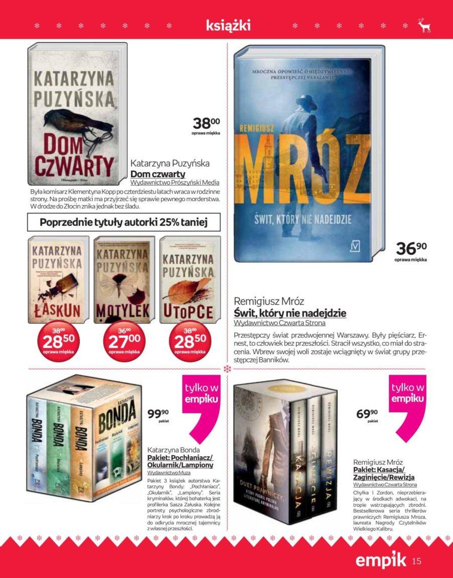 Gazetka promocyjna empik do 24/12/2016 str.15