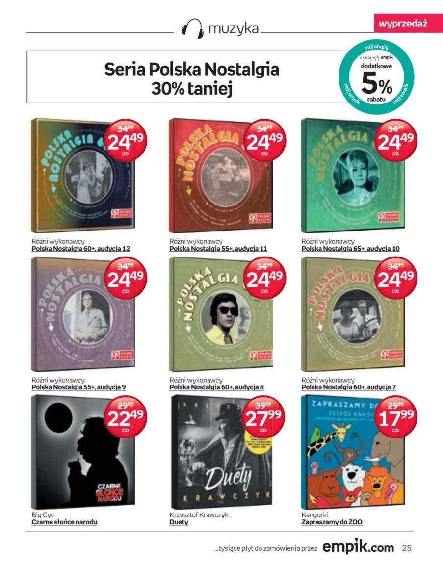 Gazetka promocyjna empik do 31/01/2017 str.25