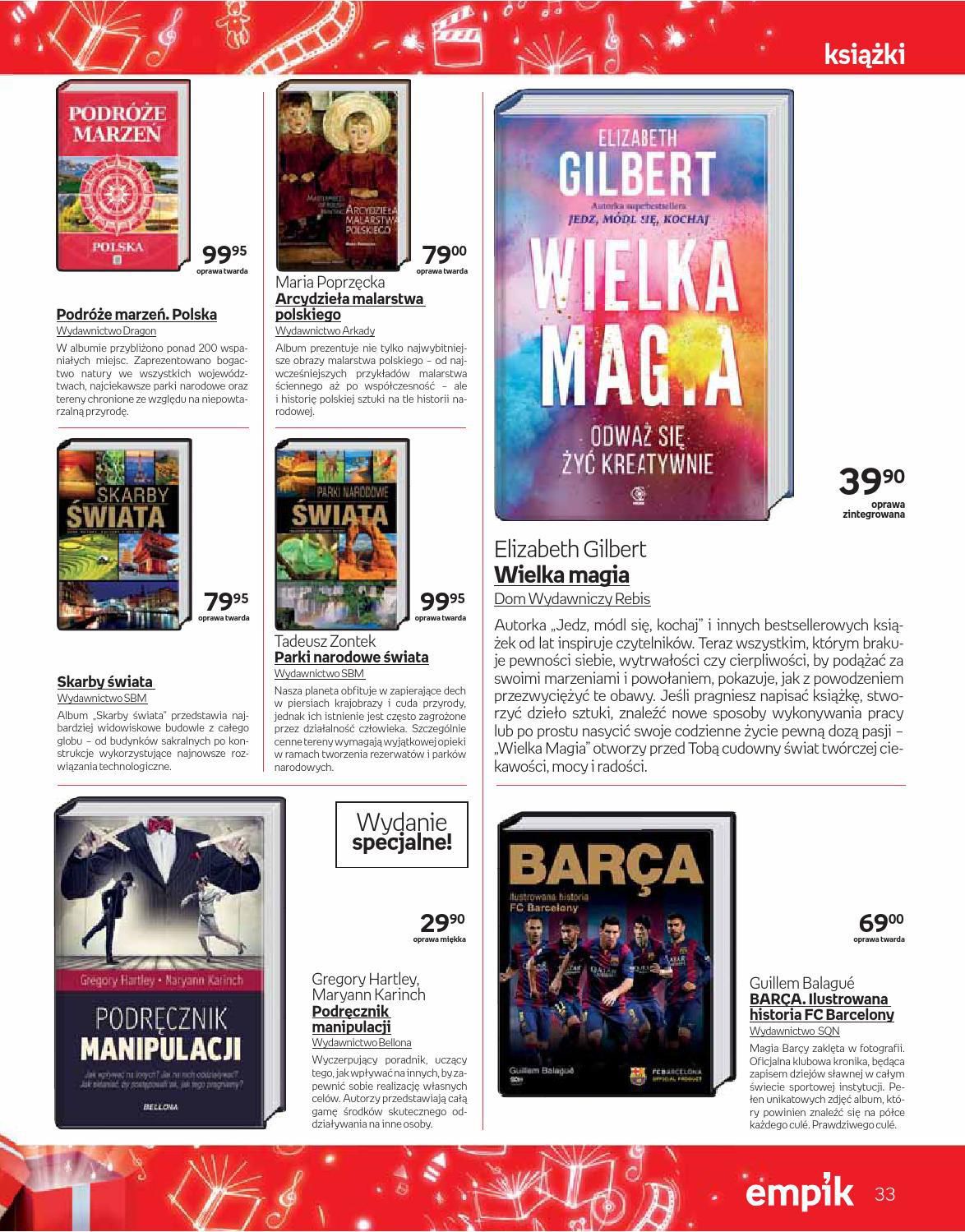 Gazetka promocyjna empik do 24/12/2015 str.33