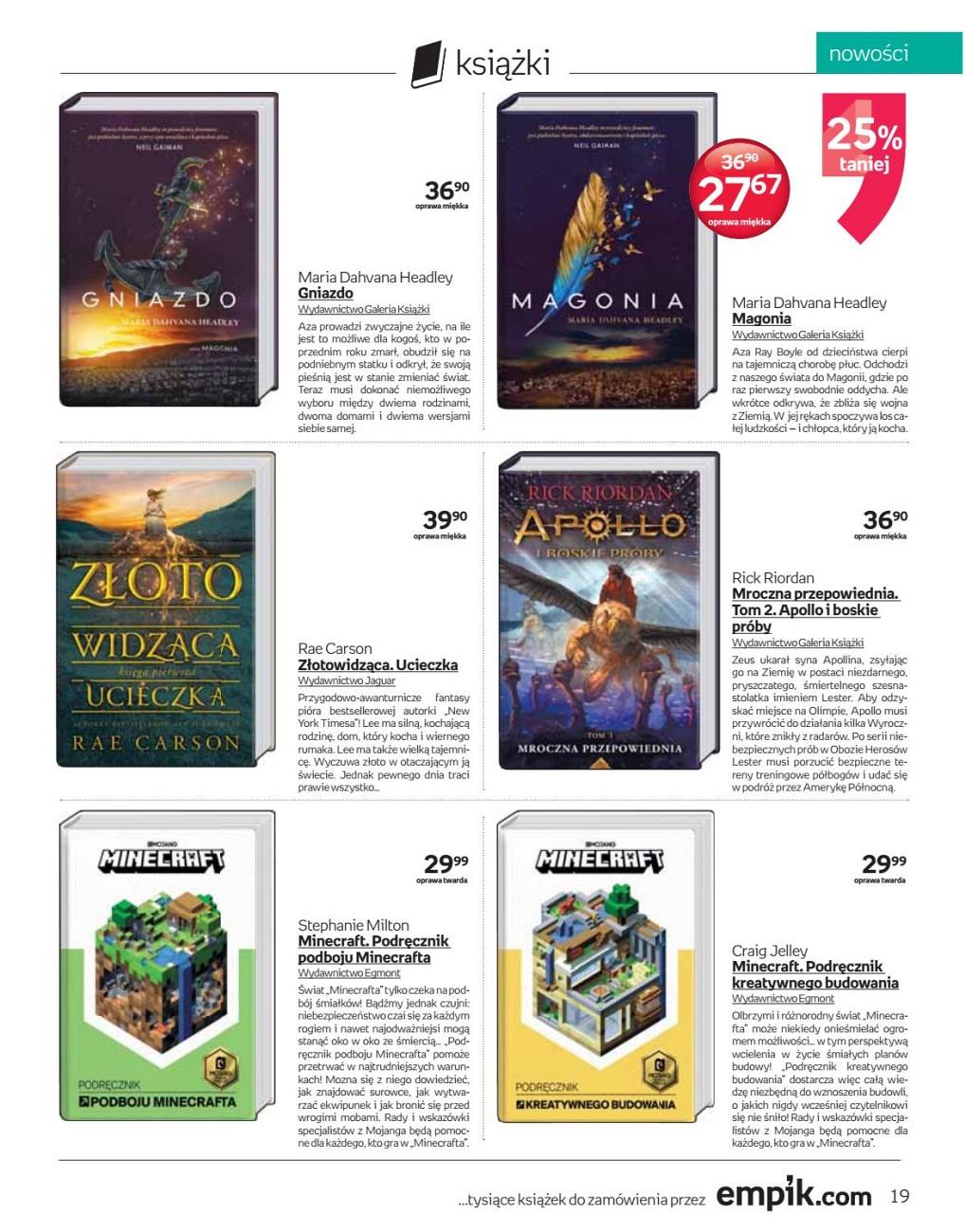 Gazetka promocyjna empik do 13/06/2017 str.19