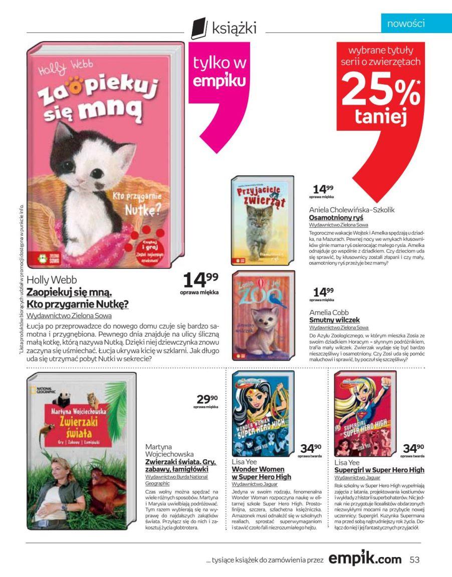 Gazetka promocyjna empik do 11/10/2016 str.53