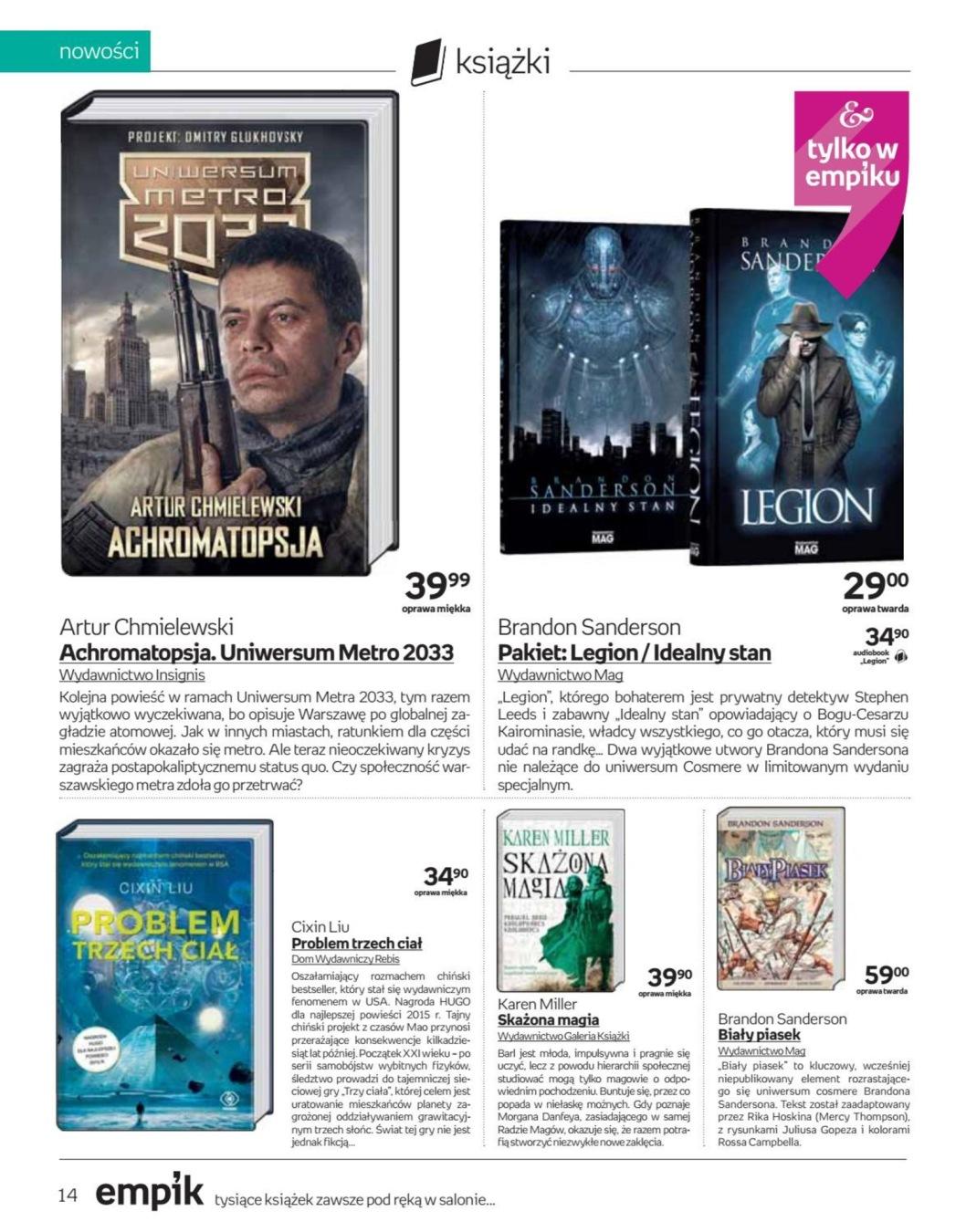 Gazetka promocyjna empik do 28/03/2017 str.14