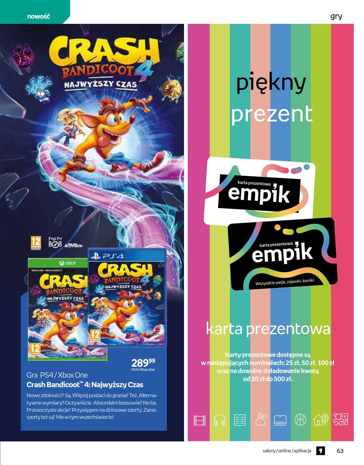 Gazetka promocyjna empik do 13/10/2020 str.63