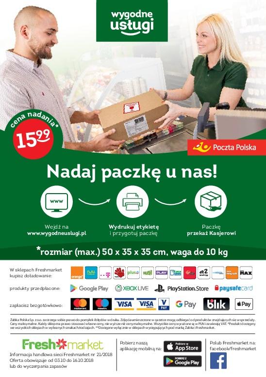 Gazetka promocyjna Freshmarket do 16/10/2018 str.31