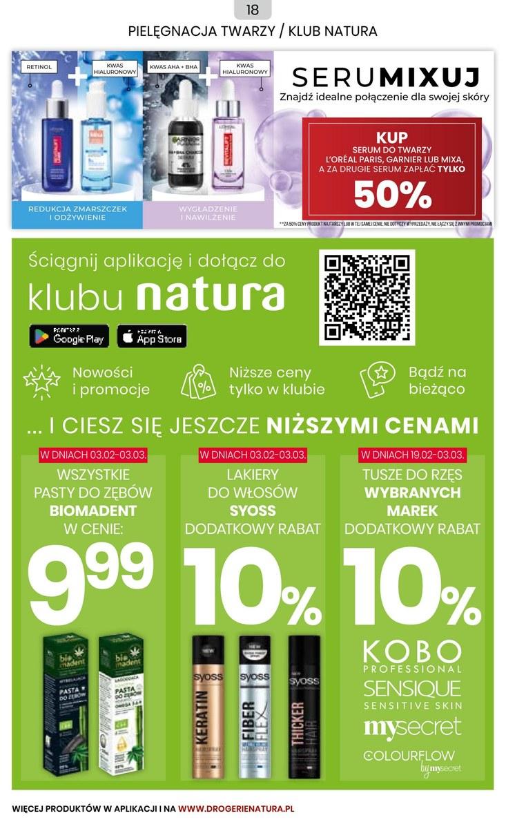 Gazetka promocyjna Drogerie Natura do 03/03/2024 str.18