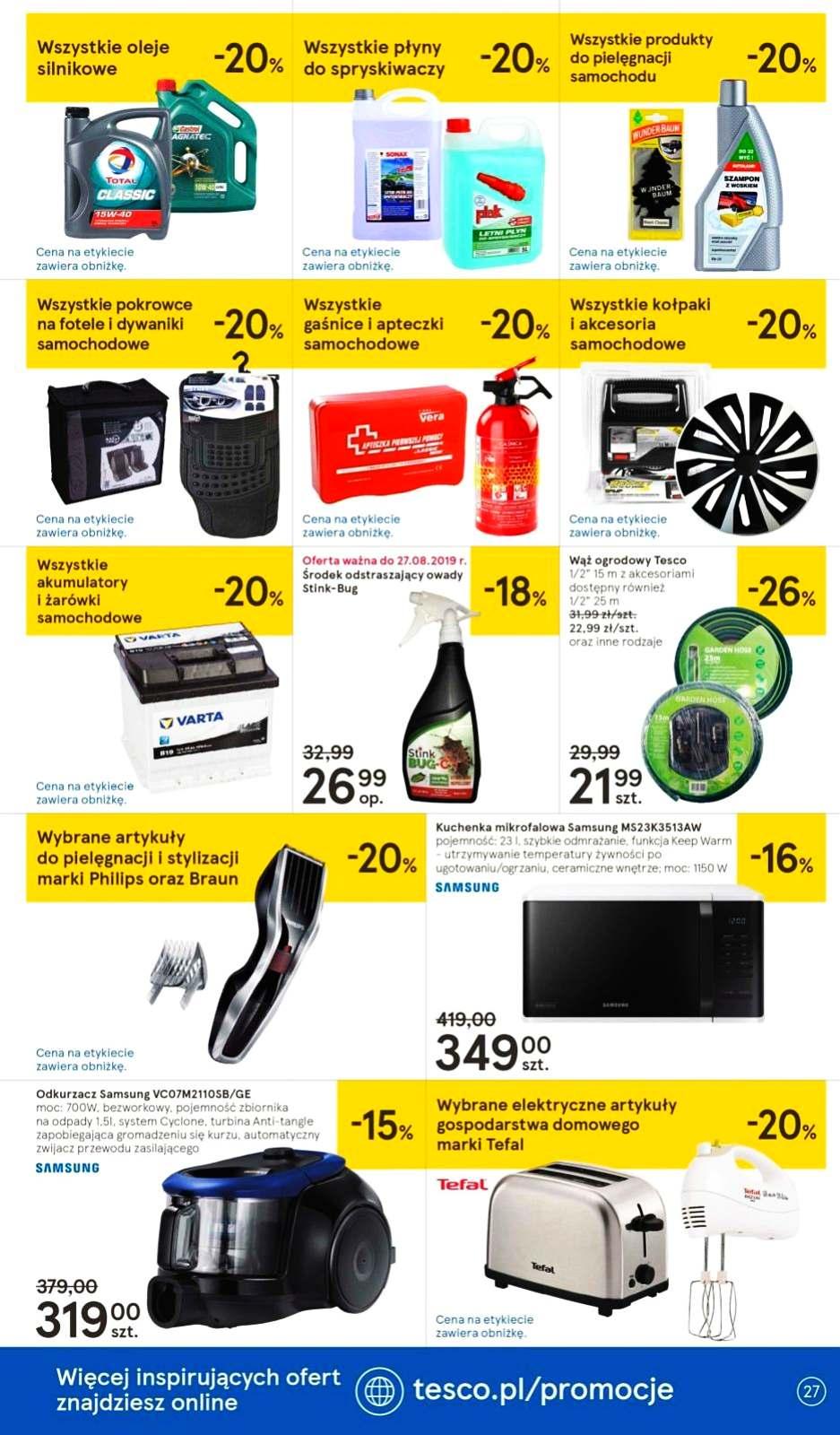 Gazetka promocyjna Tesco do 07/08/2019 str.27