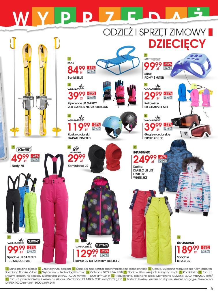 Gazetka promocyjna Go Sport do 02/02/2017 str.5