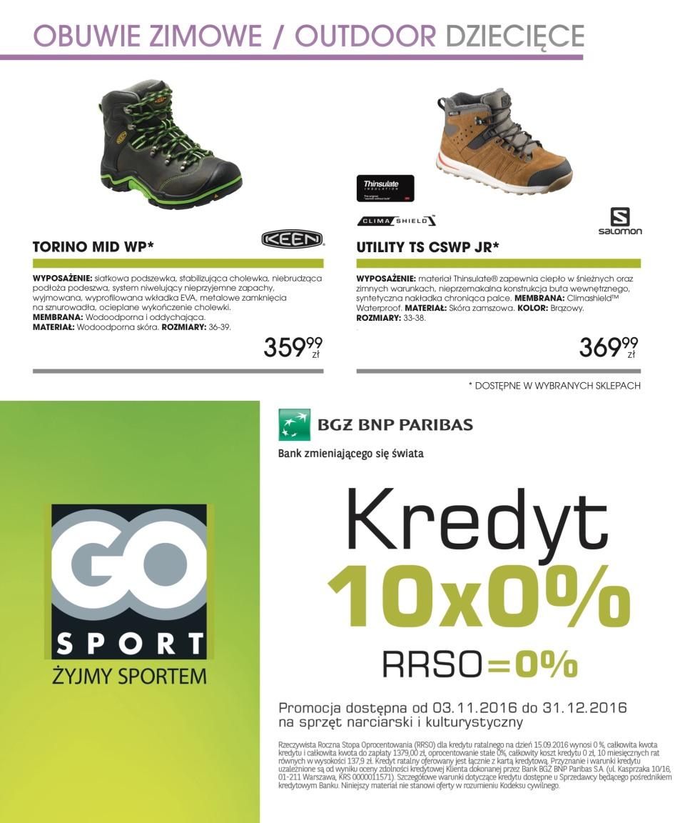 Gazetka promocyjna Go Sport do 21/03/2017 str.176