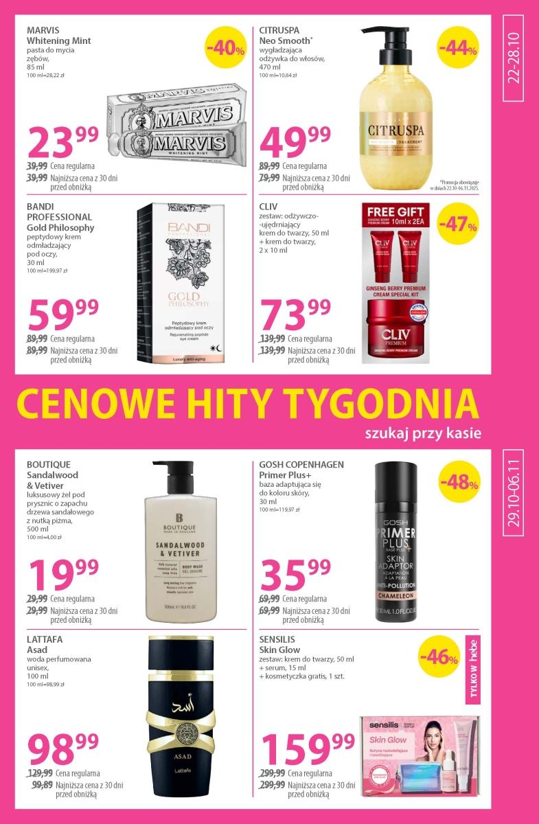 Gazetka promocyjna Hebe do 06/11/2025 str.13