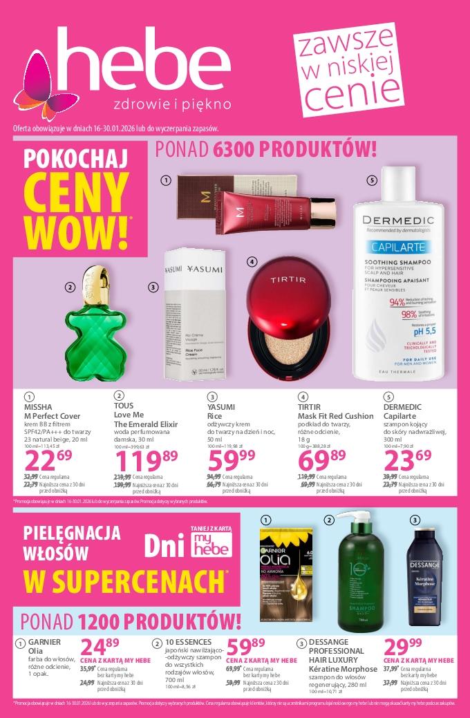 Gazetka promocyjna Hebe do 30/01/2026 str.1