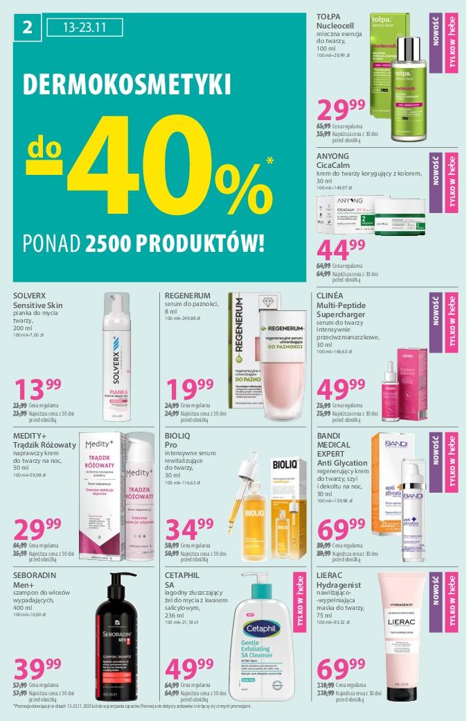 Gazetka promocyjna Hebe do 21/11/2025 str.2