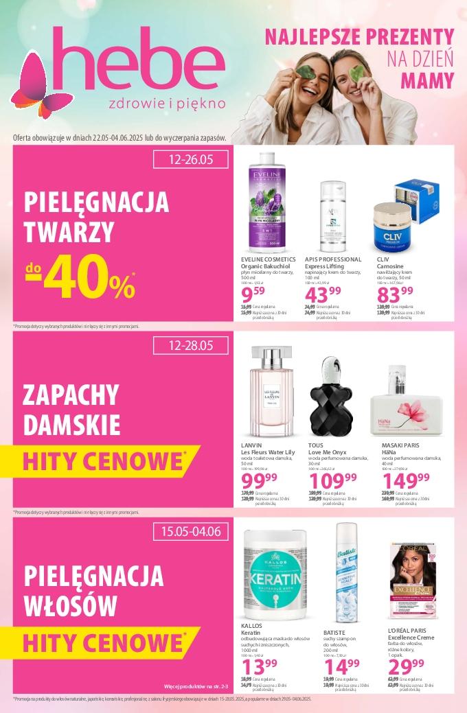 Gazetka promocyjna Hebe do 04/06/2025 str.1