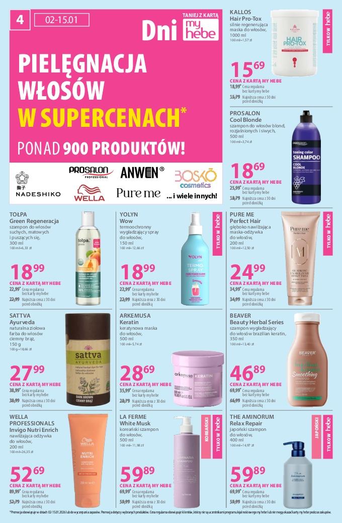 Gazetka promocyjna Hebe do 15/01/2026 str.4