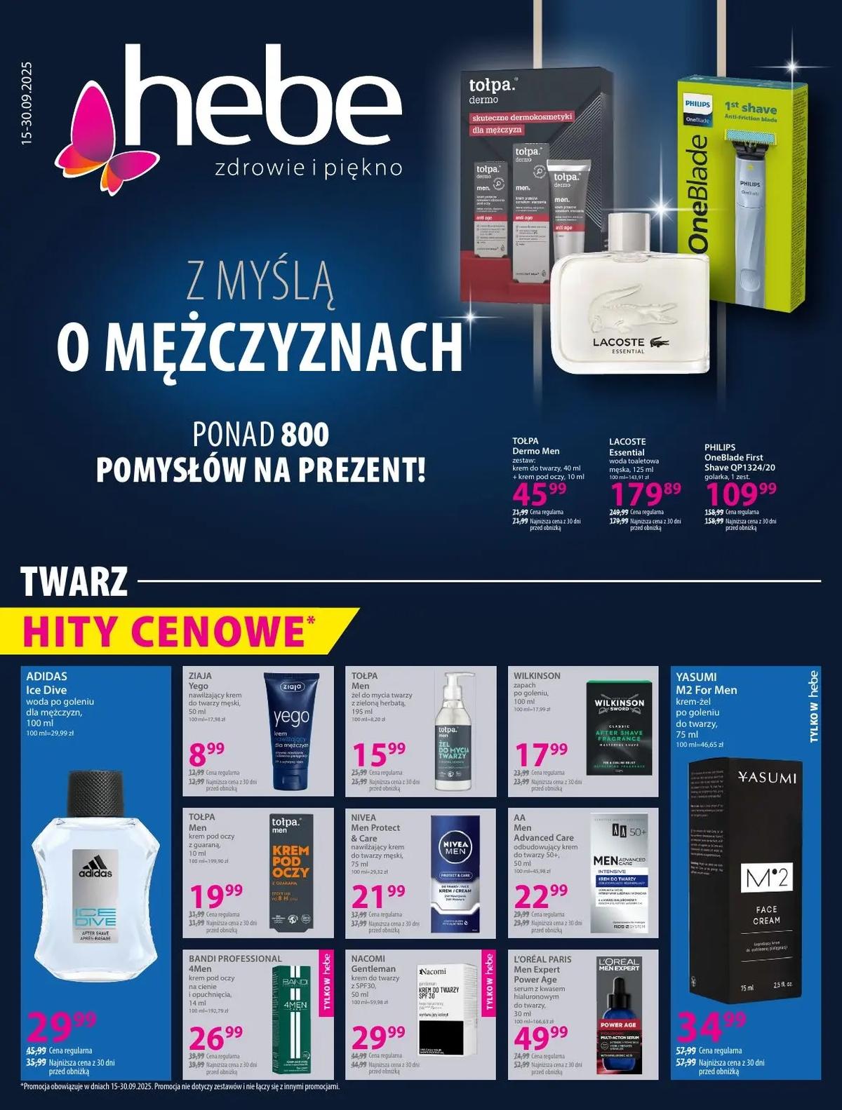 Gazetka promocyjna Hebe do 30/09/2025 str.1