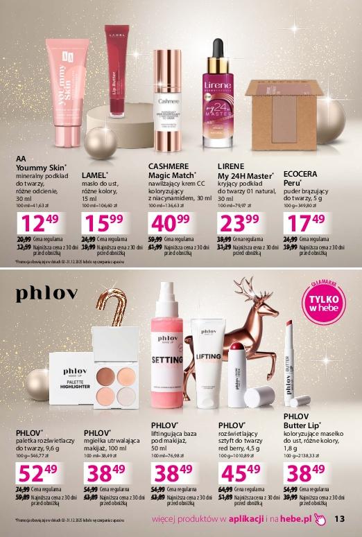 Gazetka promocyjna Hebe do 24/12/2025 str.13