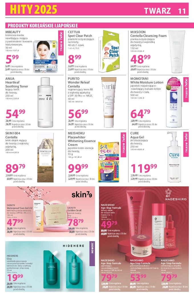 Gazetka promocyjna Hebe do 15/01/2026 str.11