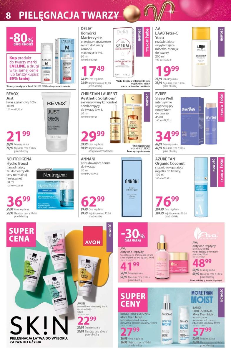 Gazetka promocyjna Hebe do 31/12/2025 str.8