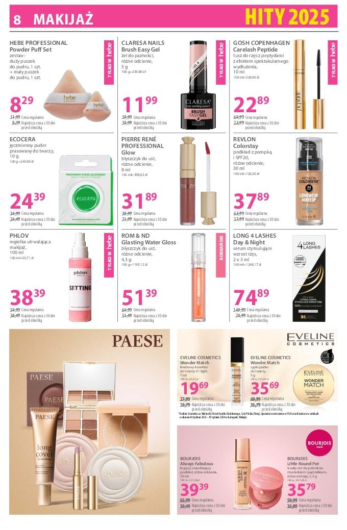 Gazetka promocyjna Hebe do 15/01/2026 str.8
