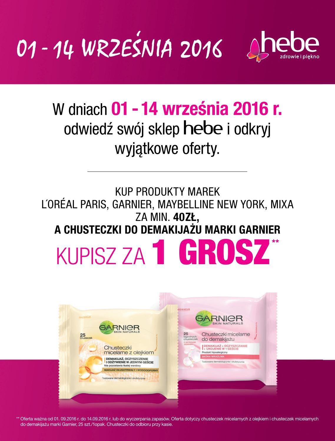 Gazetka promocyjna Hebe do 30/09/2016 str.2