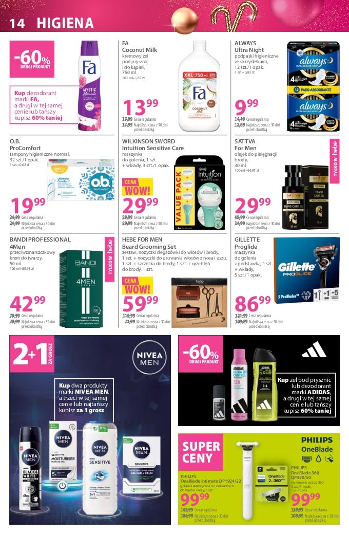 Gazetka promocyjna Hebe do 14/12/2025 str.14
