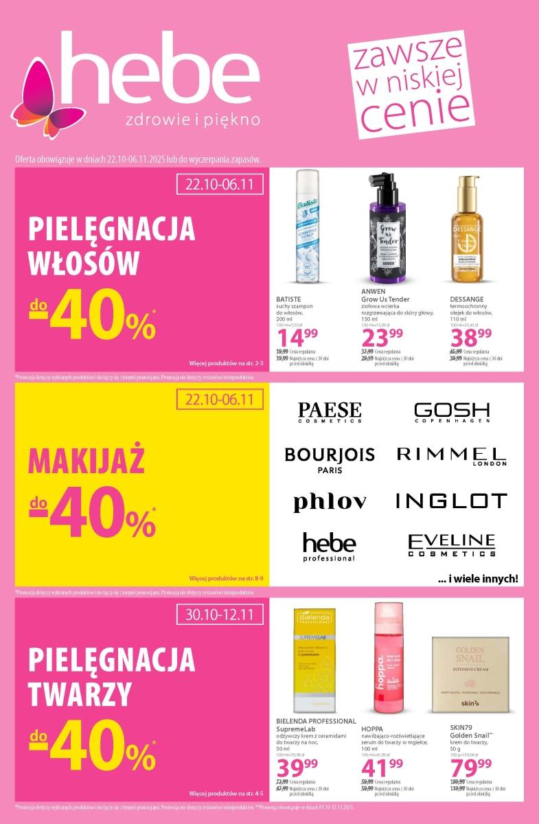 Gazetka promocyjna Hebe do 06/11/2025 str.1