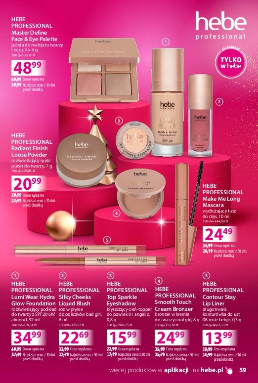 Gazetka promocyjna Hebe do 24/12/2025 str.59
