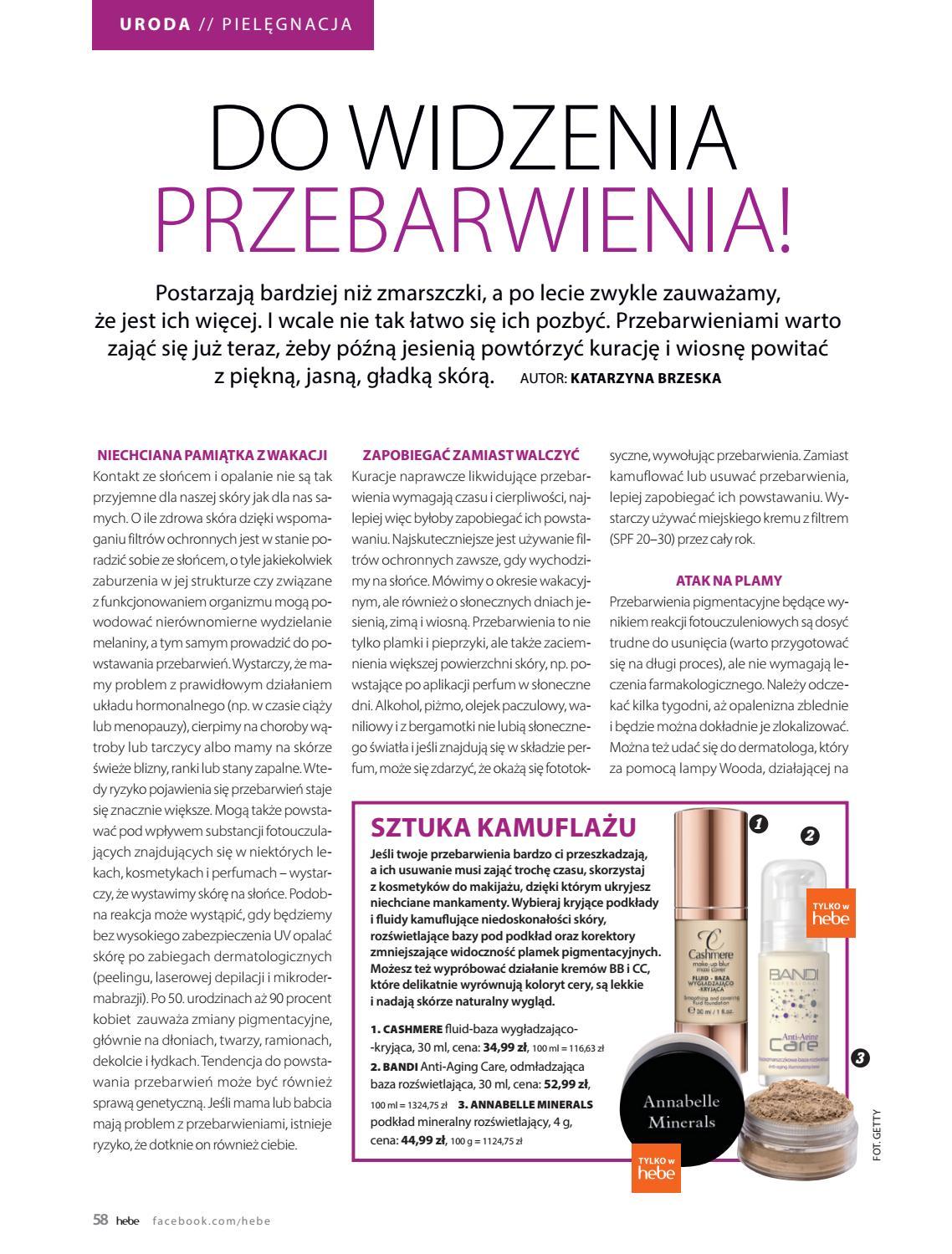 Gazetka promocyjna Hebe do 30/09/2018 str.58