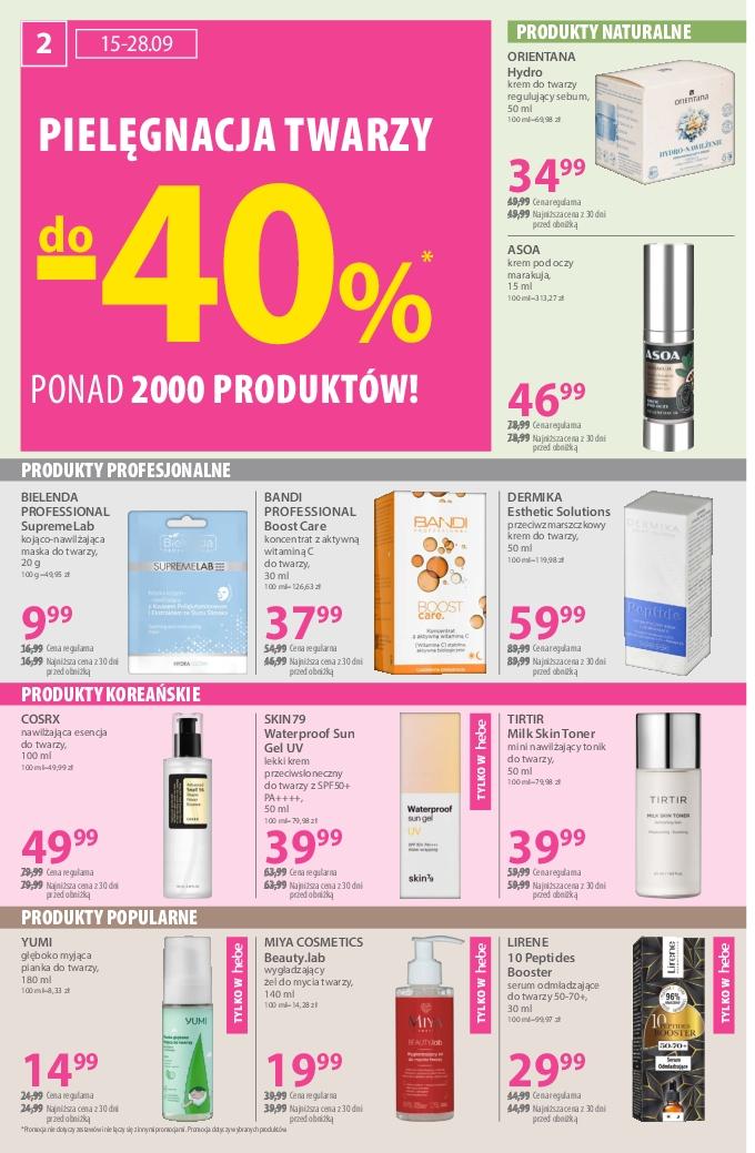 Gazetka promocyjna Hebe do 07/10/2025 str.2