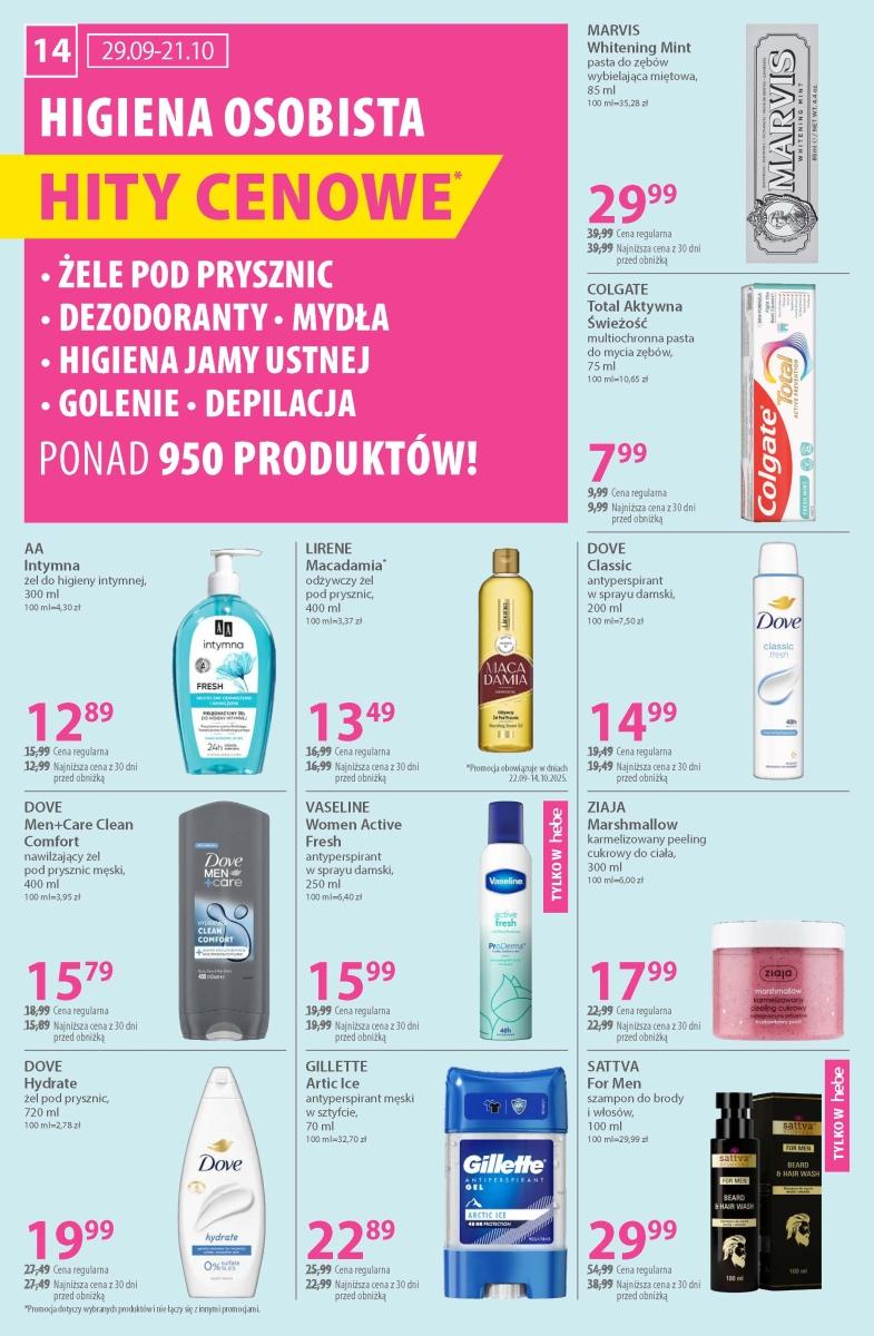 Gazetka promocyjna Hebe do 21/10/2025 str.14