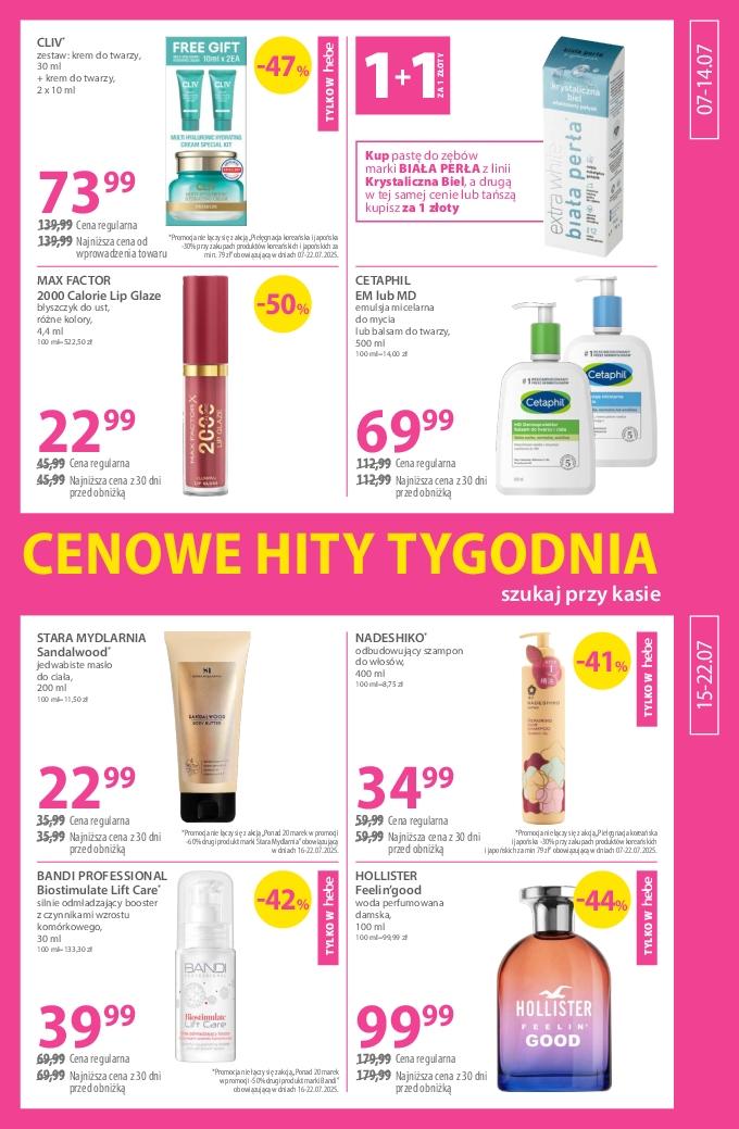 Gazetka promocyjna Hebe do 22/07/2025 str.7