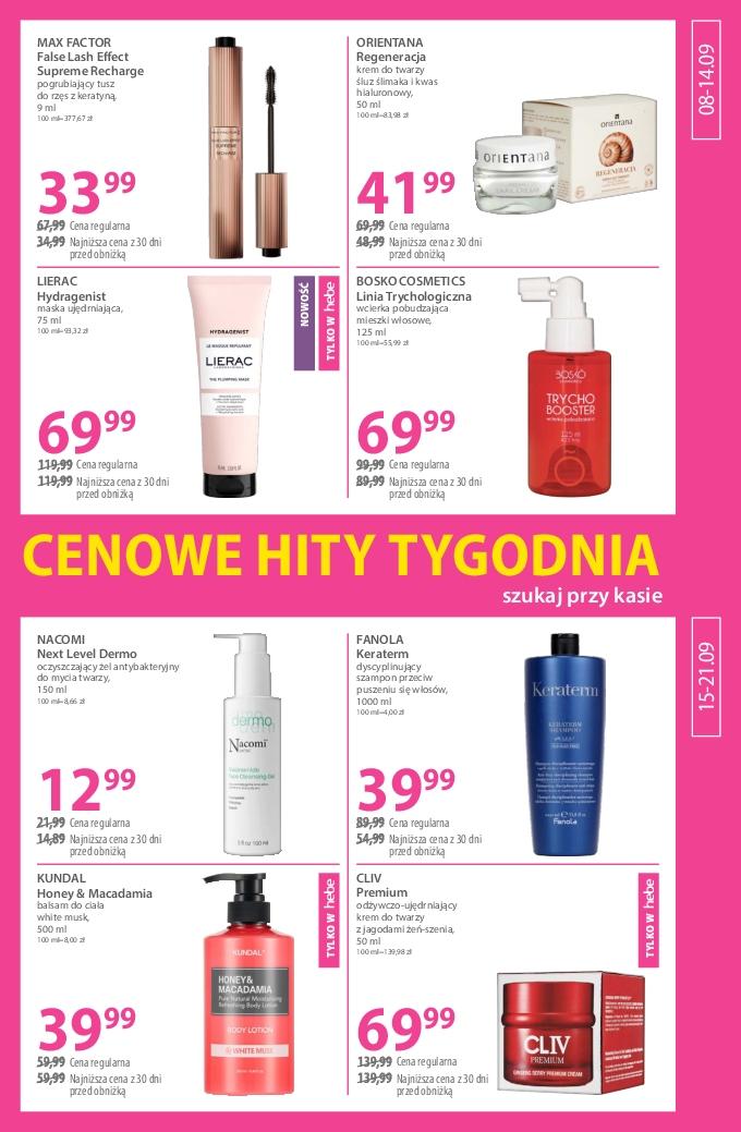Gazetka promocyjna Hebe do 21/09/2025 str.9