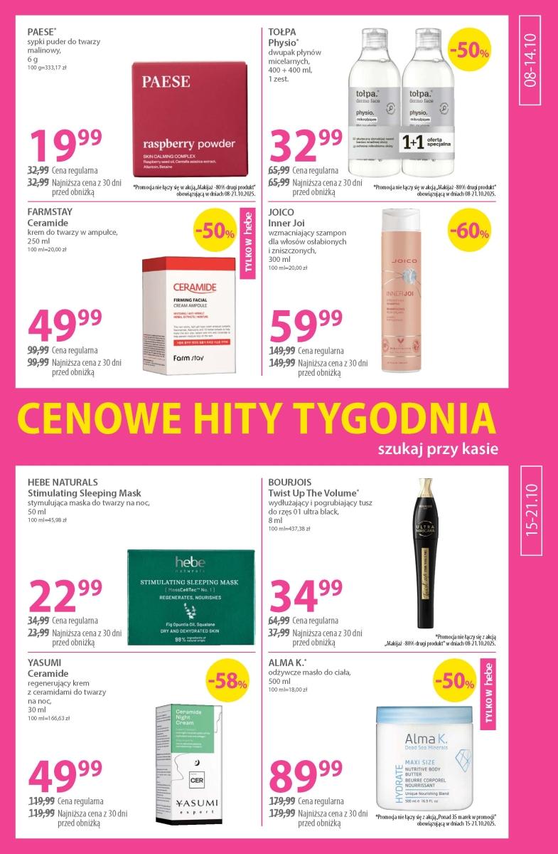 Gazetka promocyjna Hebe do 21/10/2025 str.9
