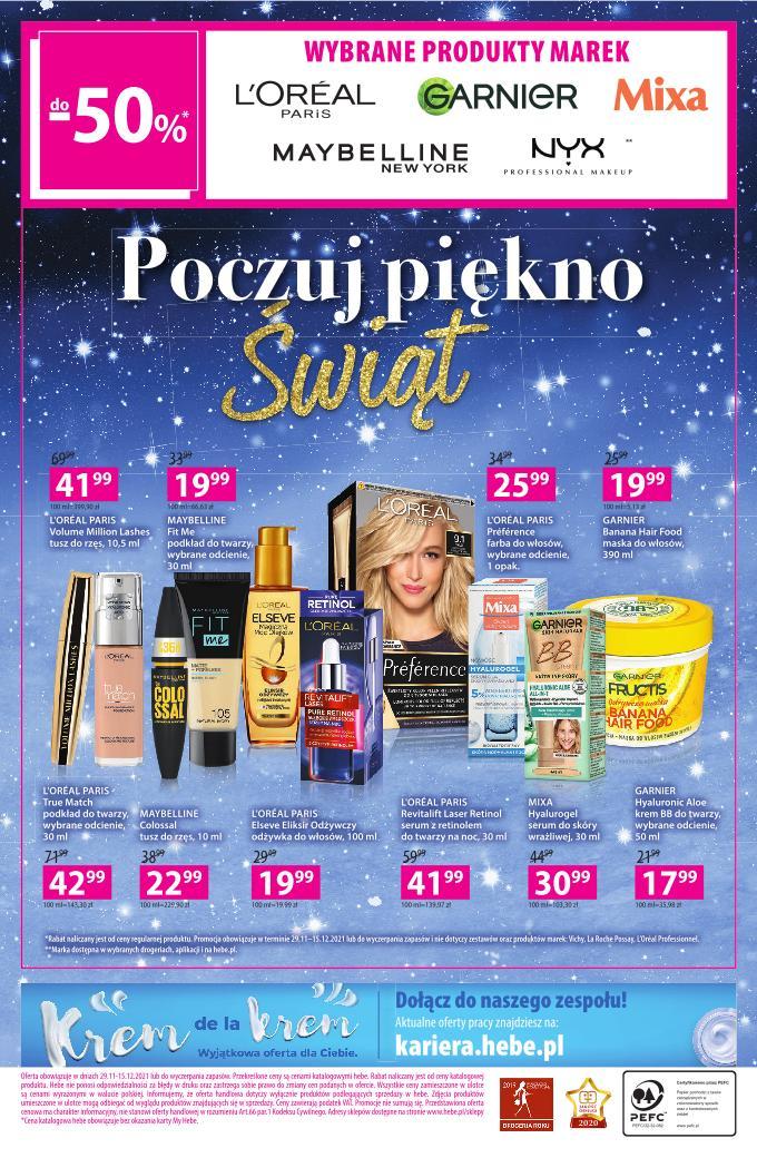 Gazetka promocyjna Hebe do 15/12/2021 str.16