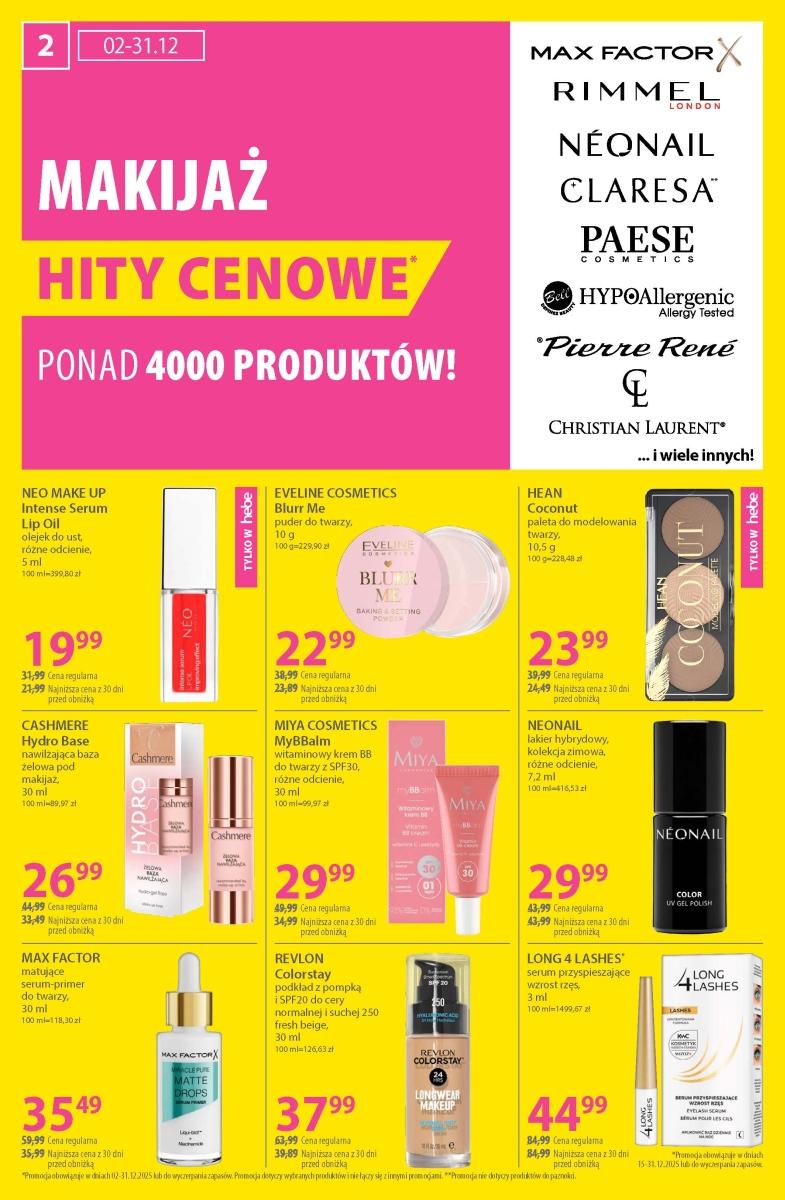 Gazetka promocyjna Hebe do 31/12/2025 str.2