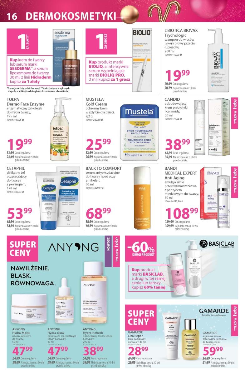 Gazetka promocyjna Hebe do 31/12/2025 str.16