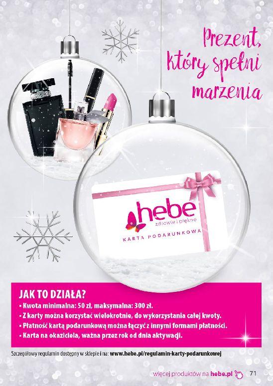 Gazetka promocyjna Hebe do 24/12/2020 str.71