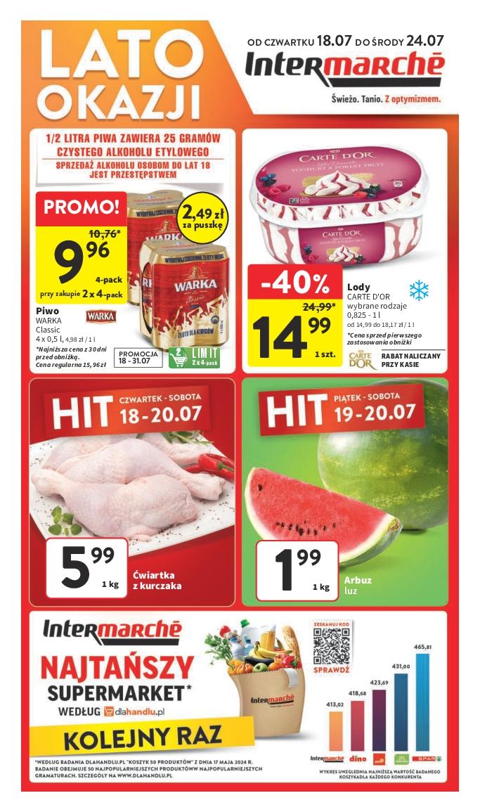 Gazetka promocyjna Intermarche do 24/07/2024 str.1