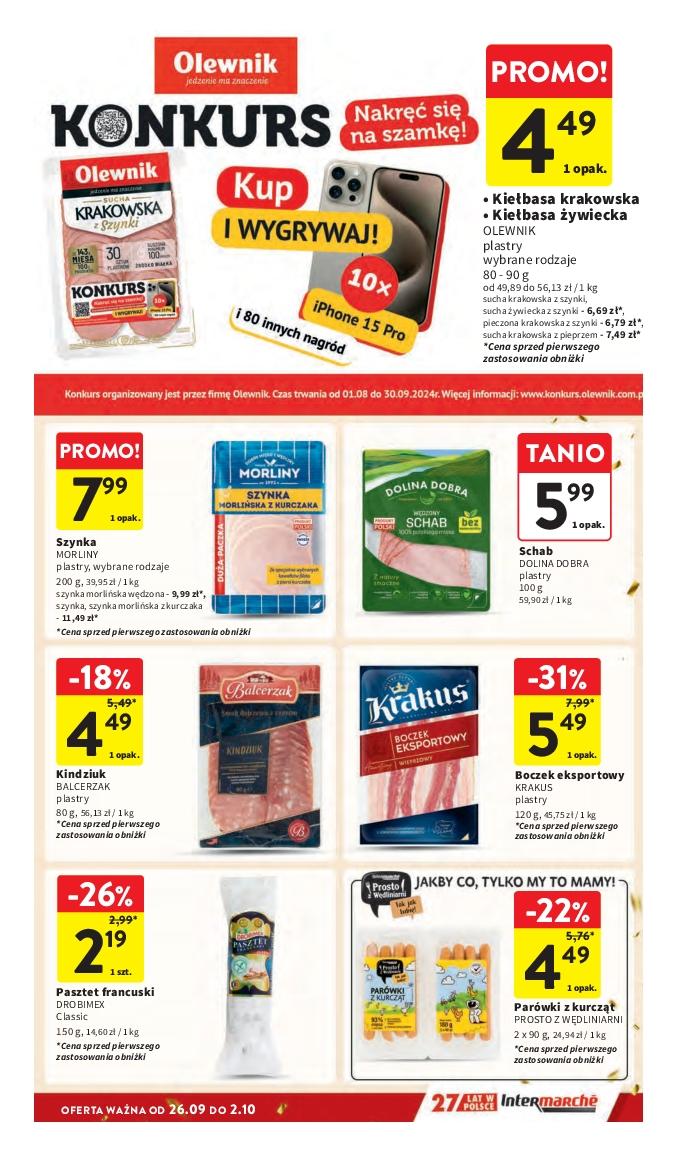 Gazetka promocyjna Intermarche do 02/10/2024 str.15